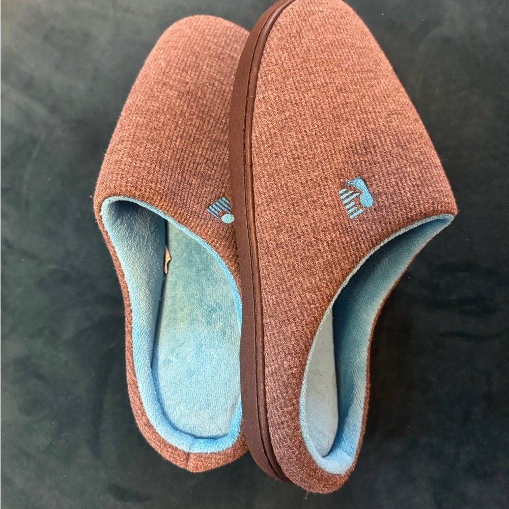 Brown and Blue Loafers for Men